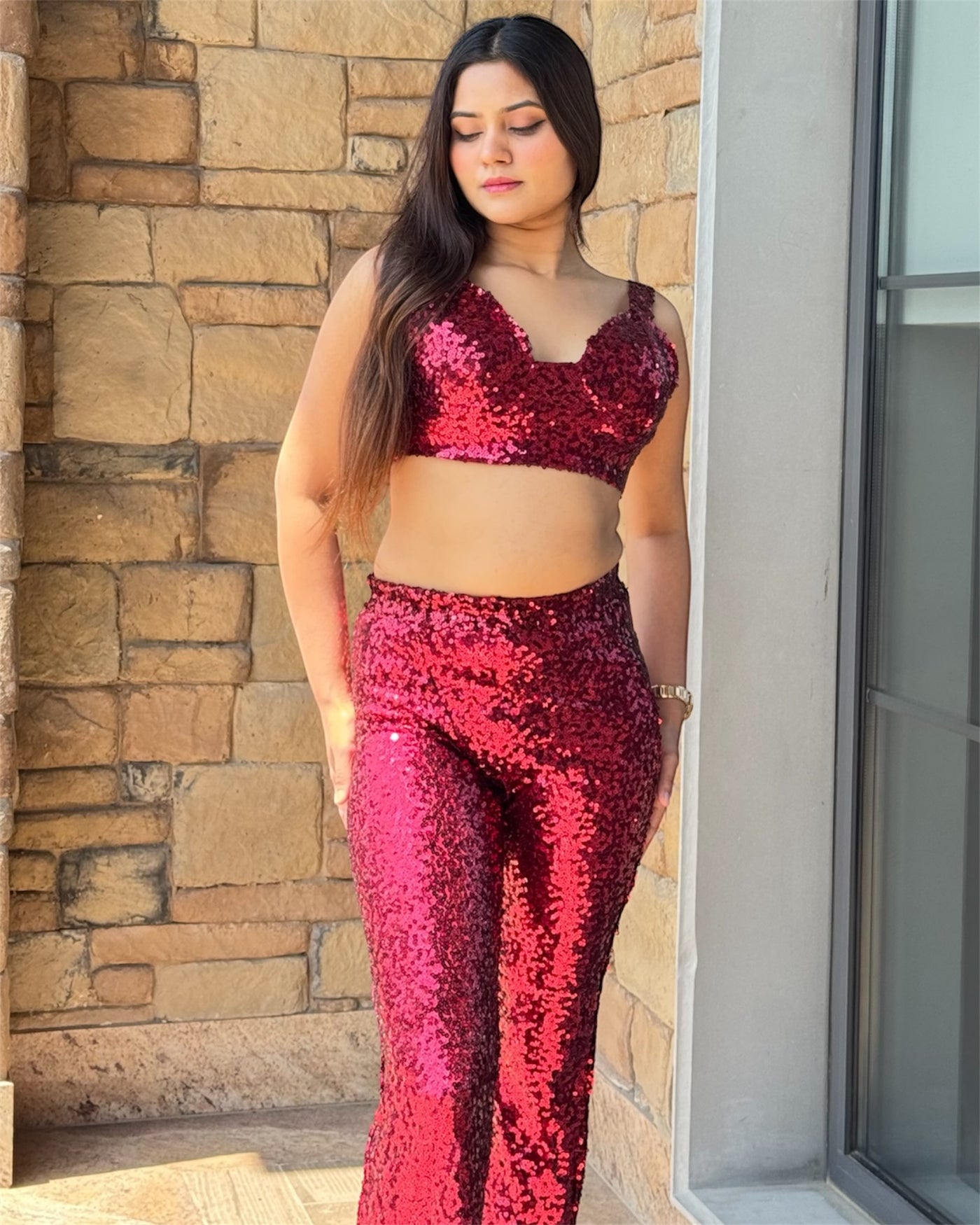 Sequined Coord set - Dresico