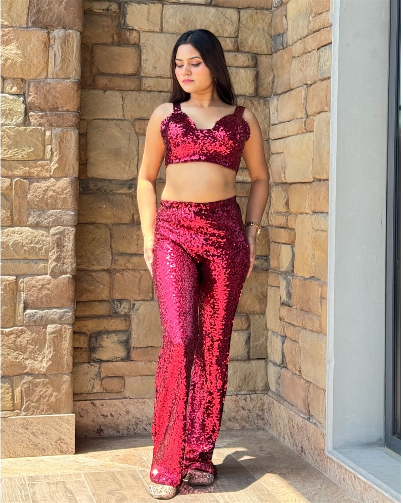 Sequined Coord set - Dresico