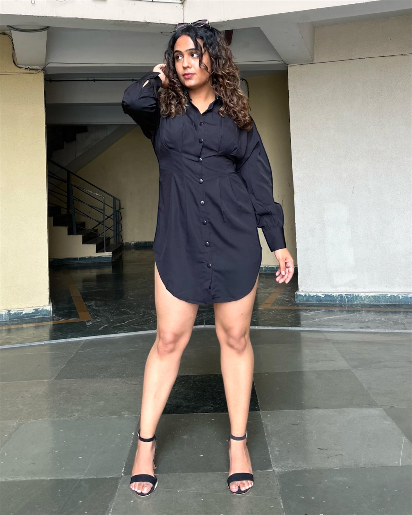 Black Shirt Dress